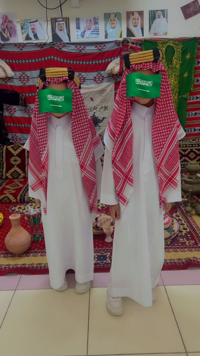 شيوخ عتيبة في #يوم_التأسيس 🇸🇦💚😎