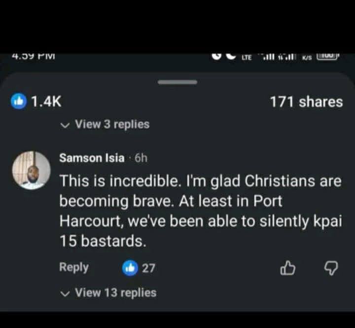 abdsalaama's tweet photo. Just saw this and became worried. Someone admitting to a punishable crime openly make d job of the @PoliceNG  a lot easier. @nigeriantribune @Gidi_Traffic @Portharcourtda1 @MobilePunch @TheNationNews @tvcnewsng @sowore @officialABAT @SenRemiTinubu @drkemiofnigeria @HQNigerianArmy https://t.co/hXrOiZ124v