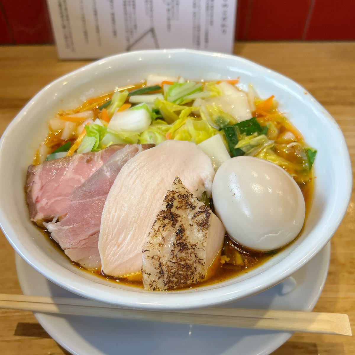 tigertiger1999's tweet photo. #三鷹台　Yamato
期間限定特製スタミナ醤油らぁ麺
身体に良さそうなスタミナラーメン！美味しかったです♪ https://t.co/NmEidCjy5f