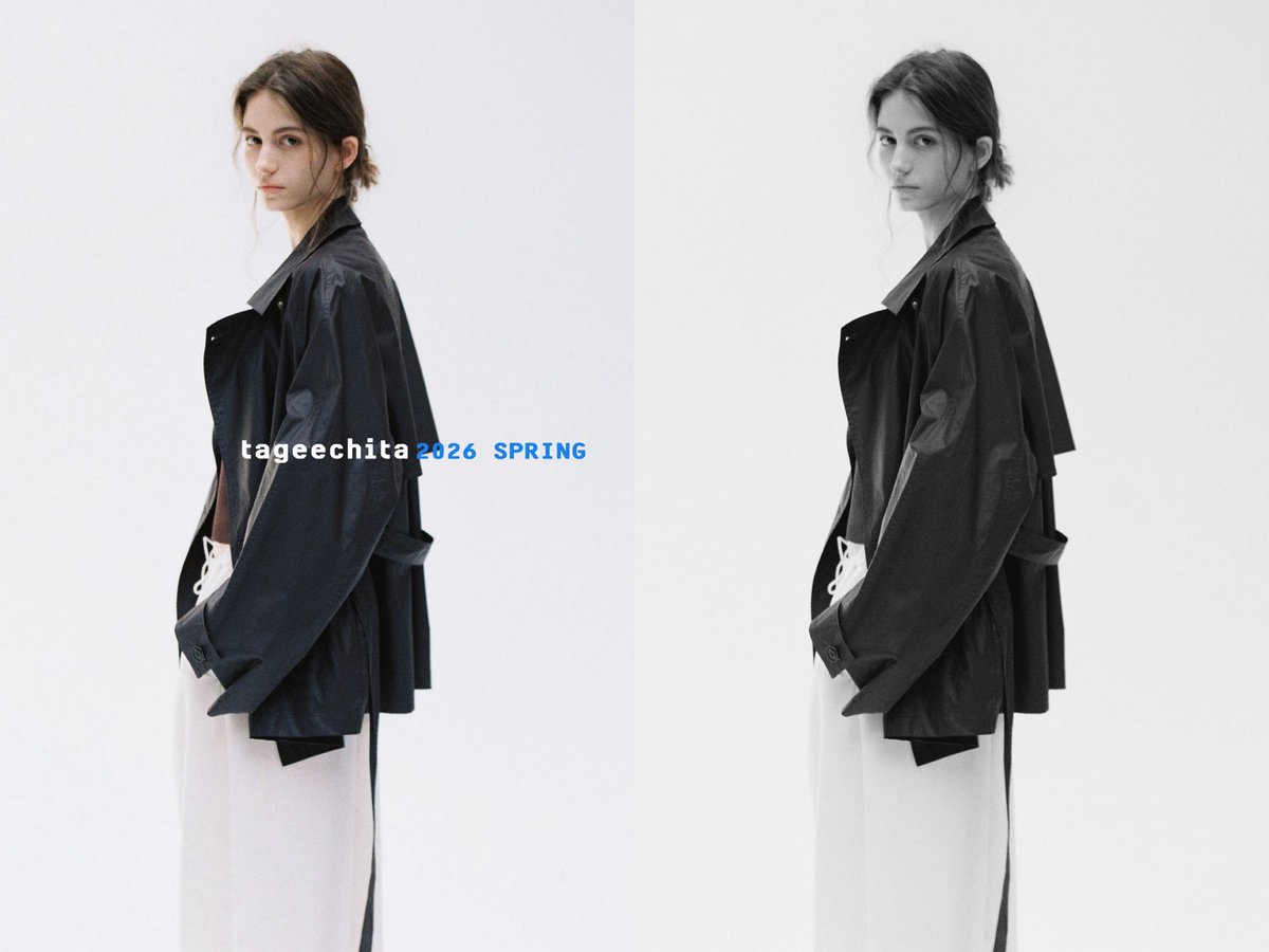 TAGEECHITAJAPAN's tweet photo. 2026SS/ SPRING SUMMER.
-TAGEECHITA JAPAN
　　
▼ご購入は当店オンラインストアにて▼
https://t.co/hcMuYI3R7J
　　
#tageechita
#ss https://t.co/yCzDwlCqaZ