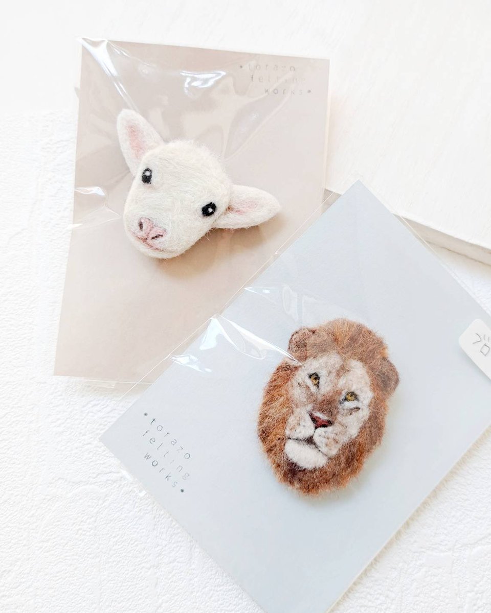 torazo_felting_worksさん 新作の羊毛フェルトの動物たちをご納品