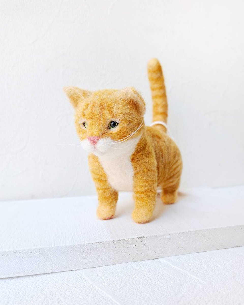 torazo_felting_worksさん 新作の羊毛フェルトの動物たちをご納品