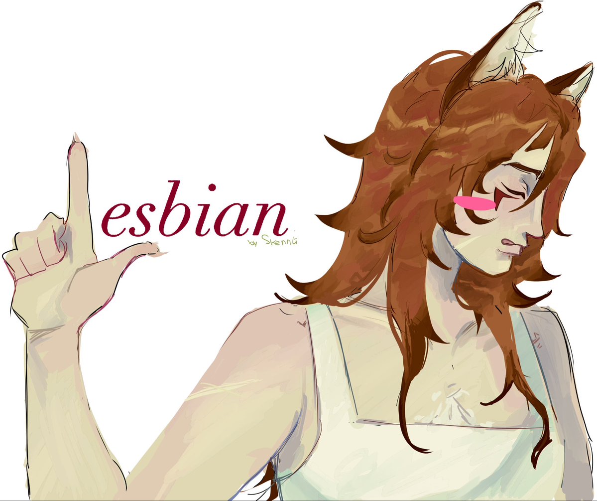 skennli's tweet image. lesbian. #renhana #ykmet