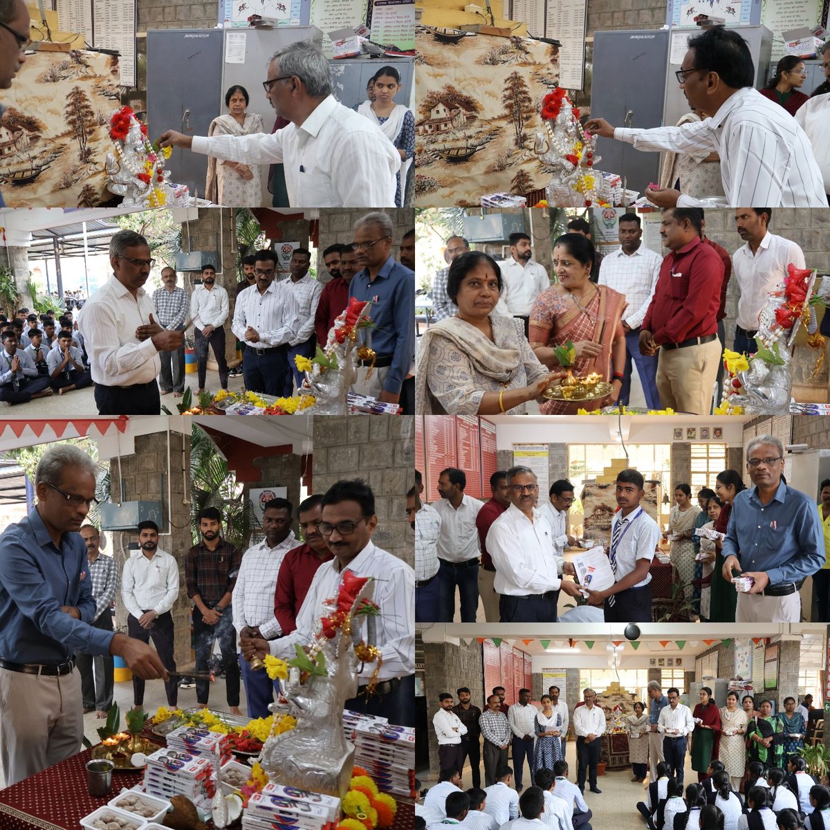 jnvgadag10's tweet photo. On the auspicious occasion of Saraswati Pooja, a special prayer ceremony was conducted at PM SHRI SCHOOL JNV GADAG seeking divine blessings for the bright future of our Class 10 students. 🌼🙏
#jnvhyderabad
#jnvro
#JNV #NVS 
@EduMinOfIndia
@NVS_HQ
 @nvsrohyd
 @NVSCommissioner https://t.co/XJ3dQw7GFk