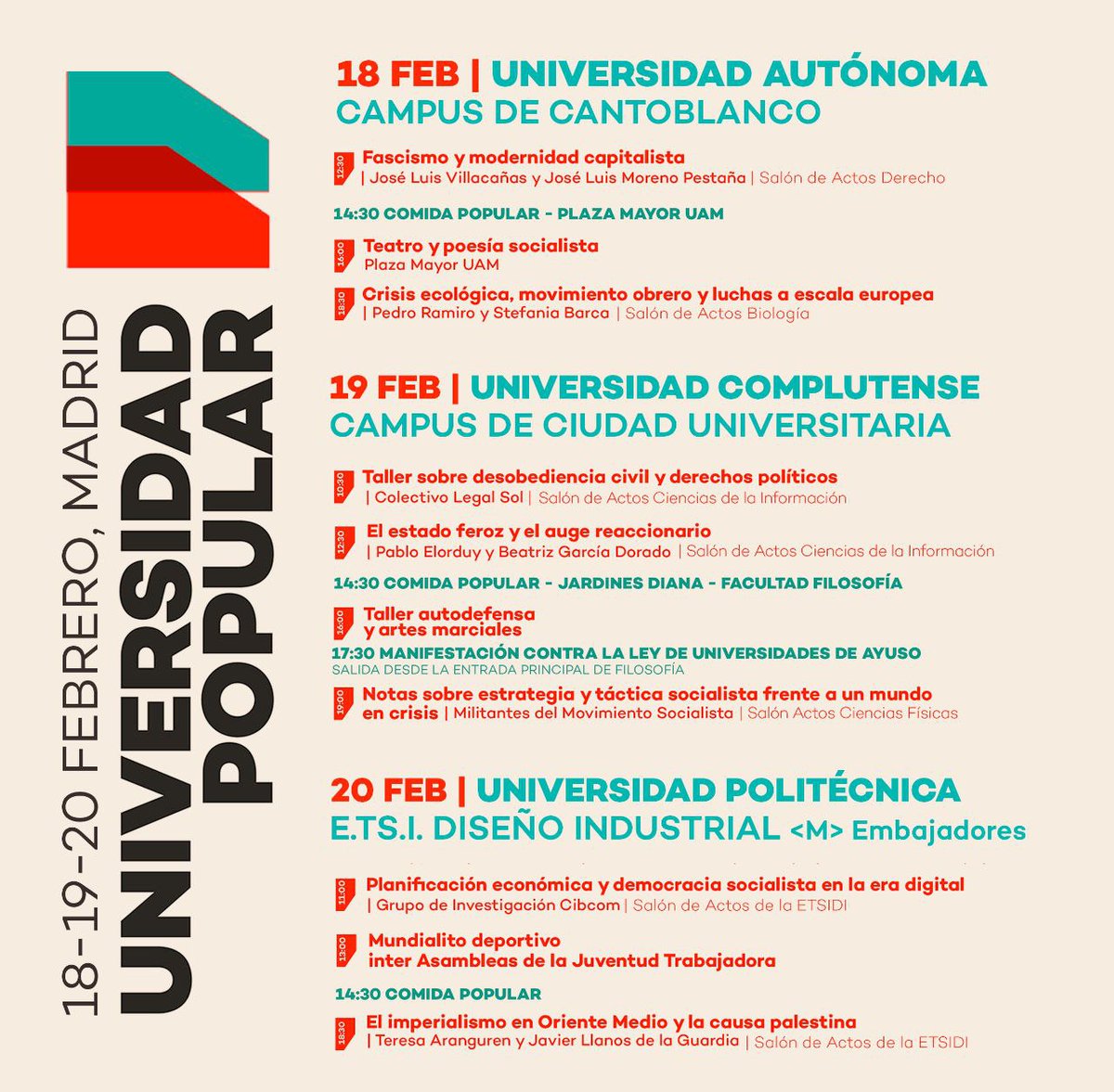 Universidad Popular tweet media