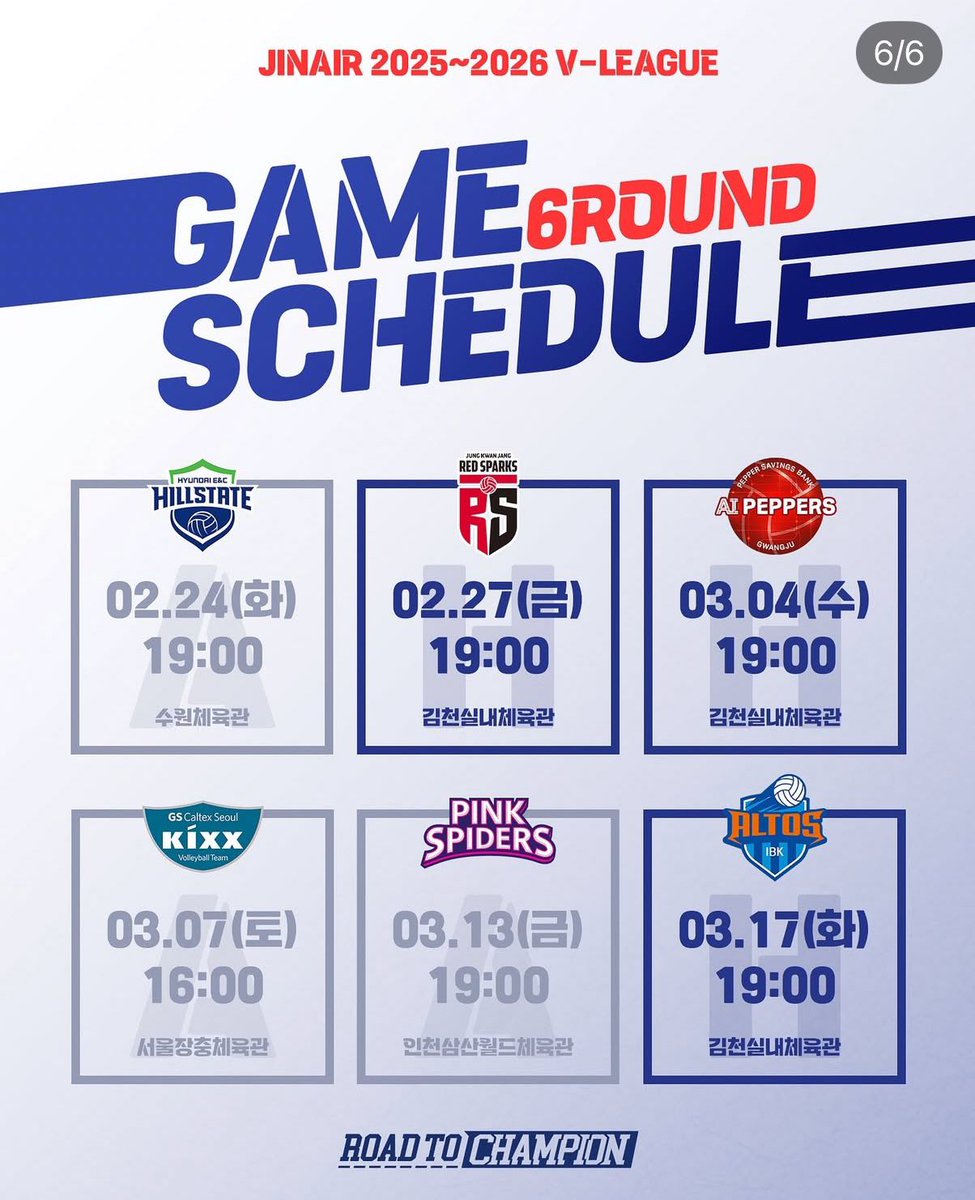 ละเป็นใจมาก นัดสุดท้ายรอบ 6 เล่นในบ้านสะด้วย จะได้ถือถ้วยฉลองในบ้านไหมน้อ หรือจะว่าวแชมป์  #วอลเลย์บอลหญิง