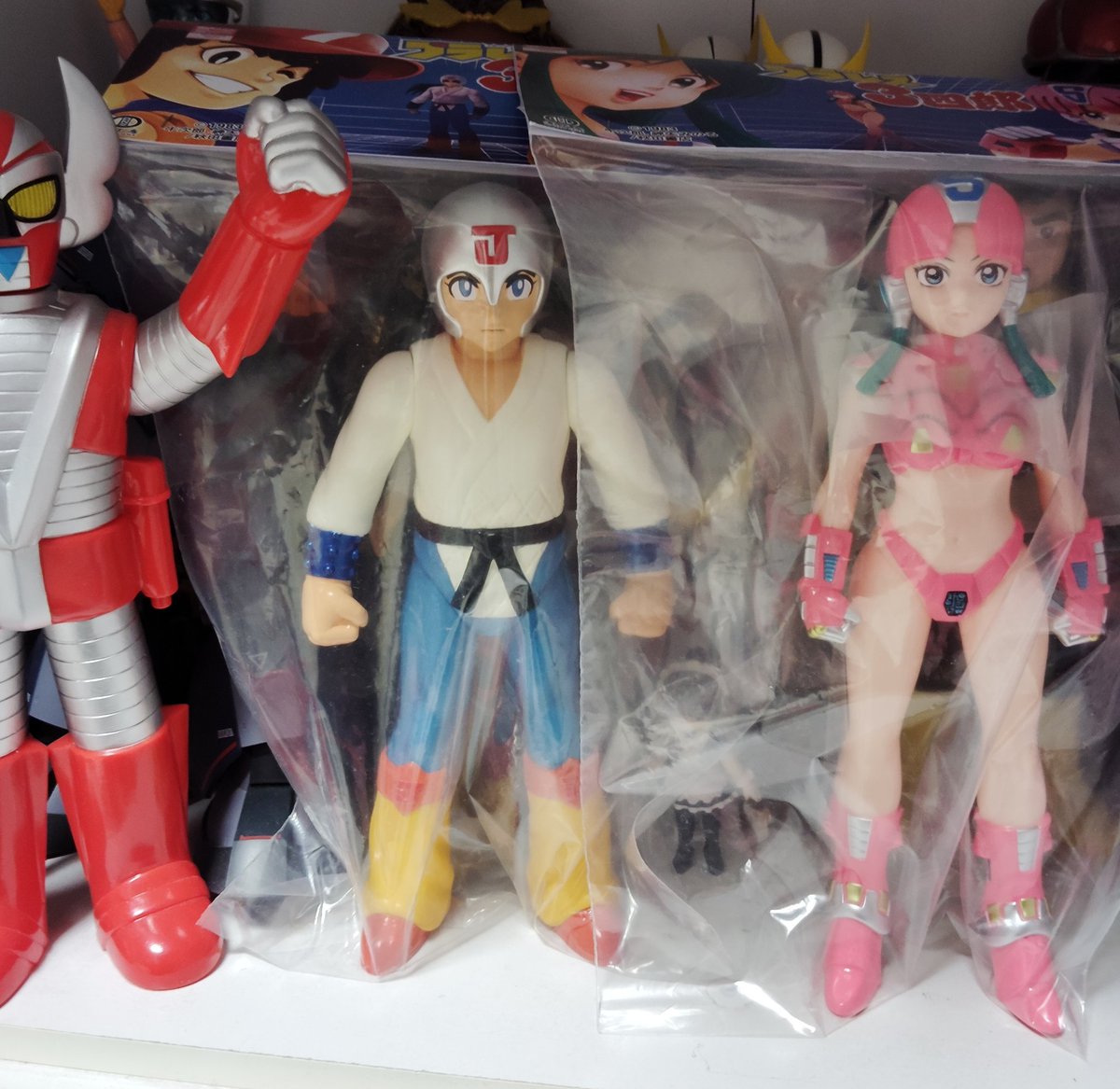 54Sela's tweet photo. 柔王丸　桜姫　ソフビ

今、買わないとあの時買っときゃ良かったなと、後悔しそうな気がすごくしました汗

高かったけど、いっぺんに手に入れました!

かっちょいー!(⁠・⁠∀⁠・⁠)
ずっと大事にします😊
柔王丸　桜姫セットアーップ！！
#柔王丸　#桜姫　#ソフビ https://t.co/LQlNintfkA