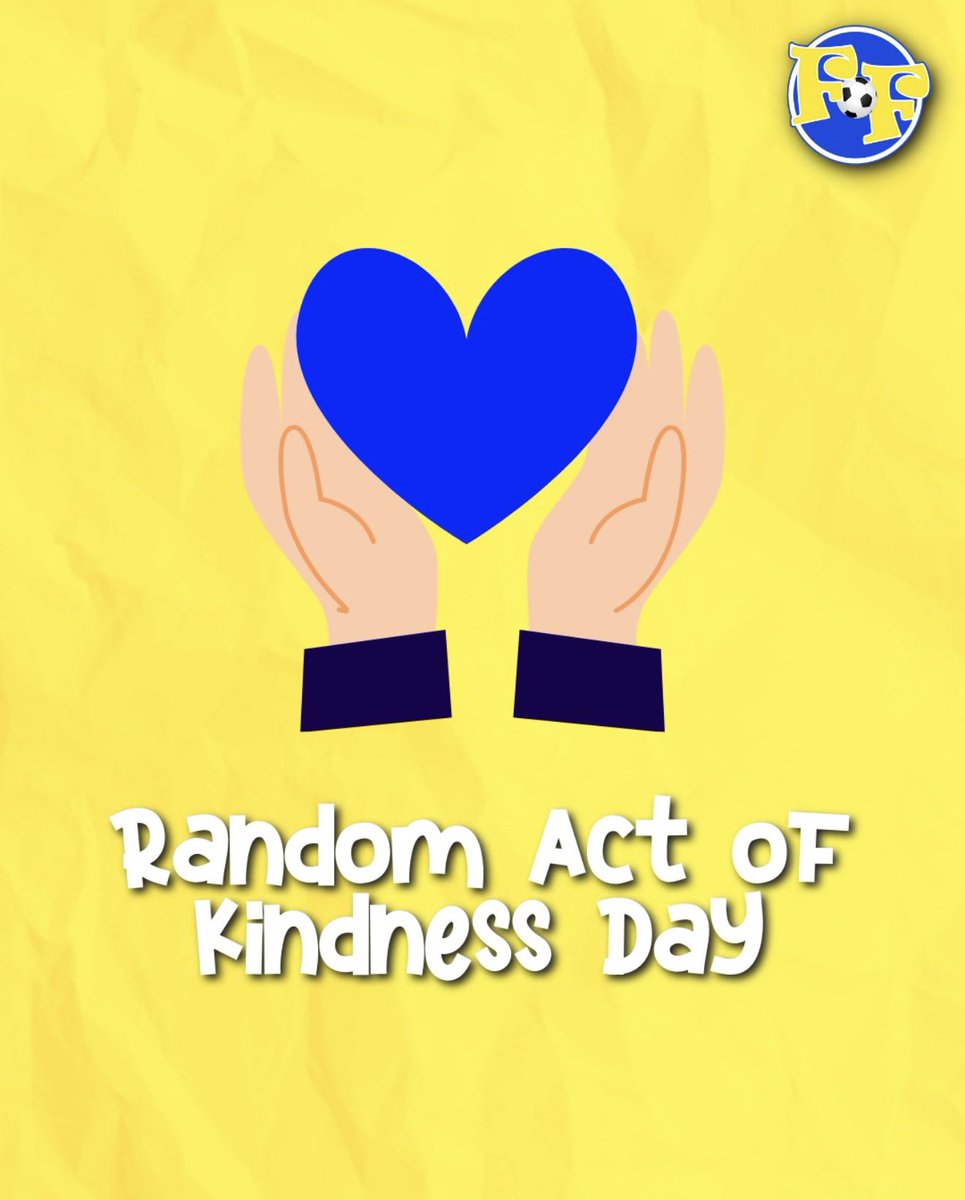 💙 RANDOM ACT OF KINDNESS DAY! We can coach passing.

We can coach shooting. We can coach tactics.

But kindness? That’s what makes real players.

Character first. Always!

#RandomActOfKindnessDay #GrassrootsFootball #Character