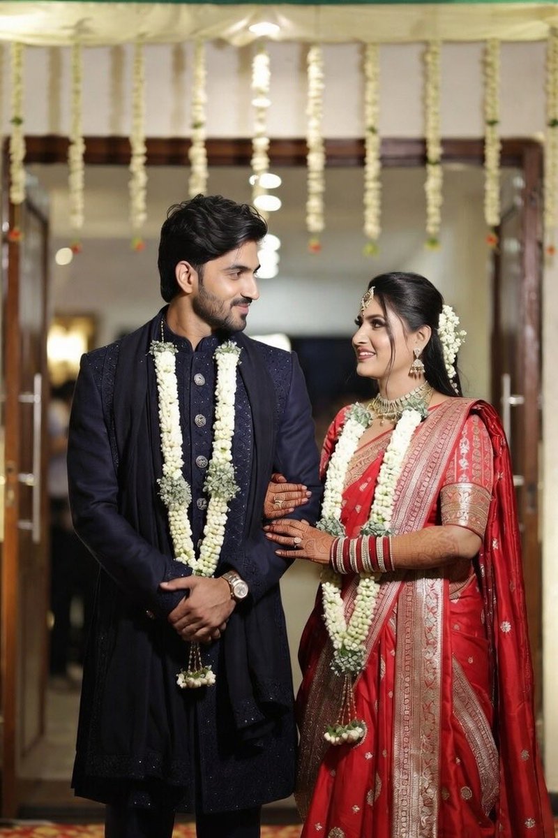 “Tonight at 6 PM, TKF Resorts turns into our private playground 🔥
@shruti__boring becomes officially my wifey garlands, vows, and endless rounds of ‘till we can’t walk straight’ 😈
Who’s joining the after-party? Bikinis optional, moans mandatory. 💦 #TKFWedding