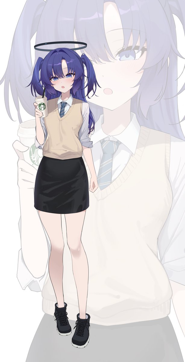 #ブルアカ　韓国制服ユウカ