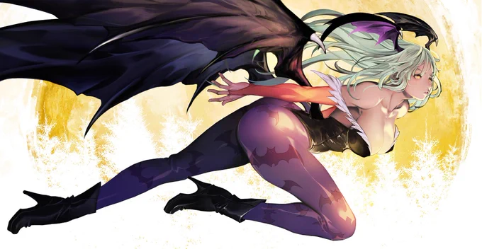Fan art | Darkstalkers - Morrigan Aensland Artist: BabyG Wong