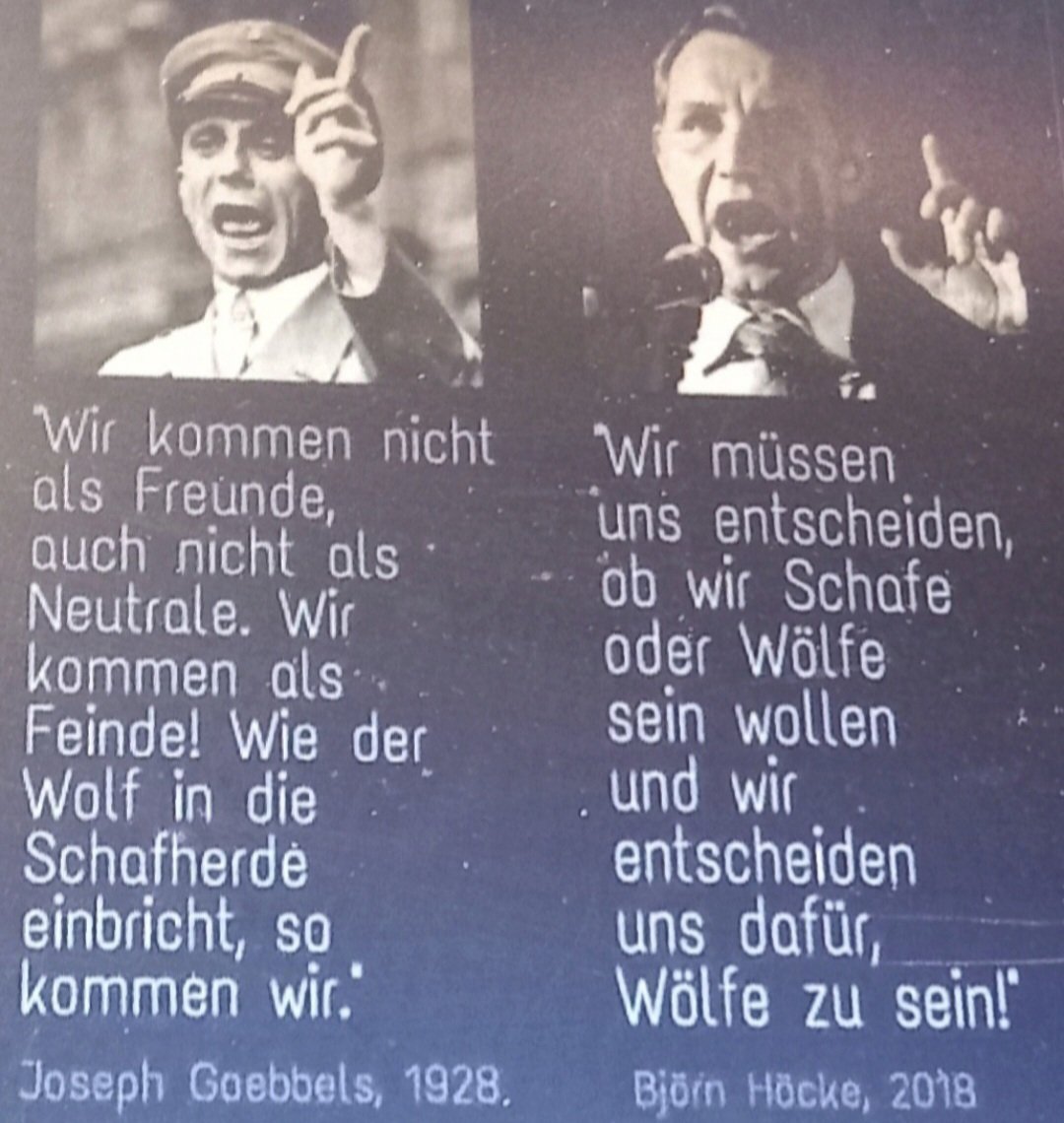 17.02.2026 
Das poste ich jetzt täglich!

Die AfD ist eine rechtsextreme Partei,  die die freiheitlich demokratische  GO beseitigen will. Die Antisemitismus,  Rassismus und Geschichtsrevisionismus betreibt.  #AfDVerbotsverfahren  JETZT!
#AFDsindFaschisten