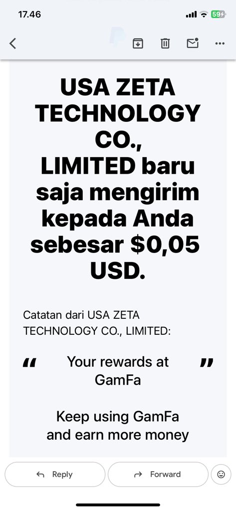 aaaichaa16's tweet image. Pengguna Iphone, gunain Ip kalian buat ngasilin duit .
Download Gamfa , koinnya akan convert ke uang in USD via Paypal or Amazon.
Cuman nonton iklan/main game/nonton short film.
Memang sedikit2, tapi kan lumayan ya beneran bisa convert jadi uang .

#zonauang #iphoneuser