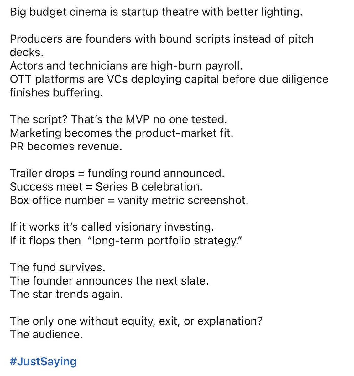 sameer Bharat ram tweet media