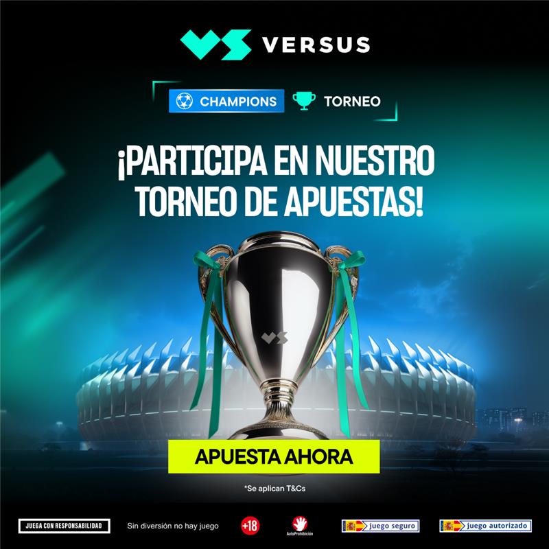 Interfaz de Versus Casino mostrando apuestas versus