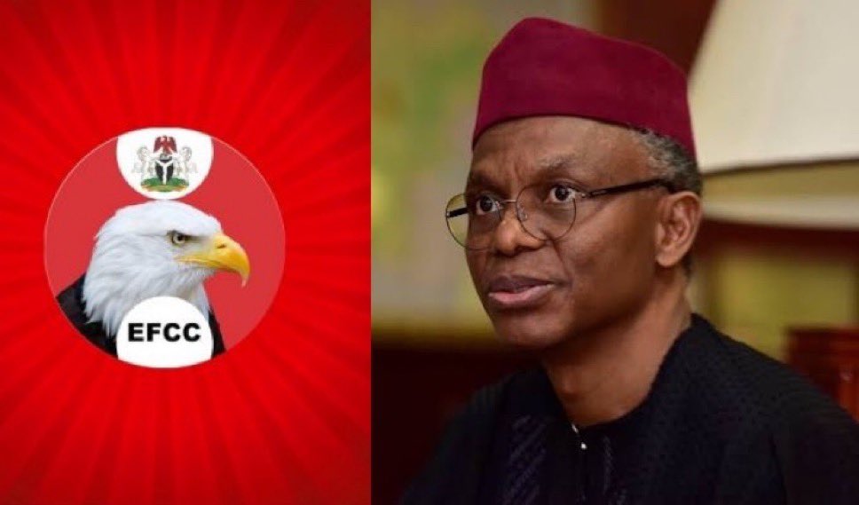 🚨 BREAKING NEWS: EFCC detained El-Rufai over alleged corruption, as DSS files charges of unlawful phone interception against him.

May the blood of those innocent Southern Kaduna People continue to torment their tormentors.

And for the sudden lovers of El Rufai, unah papa