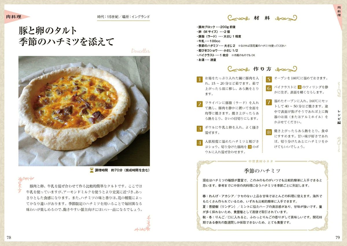 『中世ヨーロッパのキッチン』

身近にある道具を使い、中世ヨーロッパの食と台所の記録をひもとく――。
中世ヨーロッパの台所にまつわる事柄をイラストとともに紹介するほか、自宅や屋外で当時のキッチンを体験する方法を著者自らが実践しお届けします。
goodslog.info/48013/