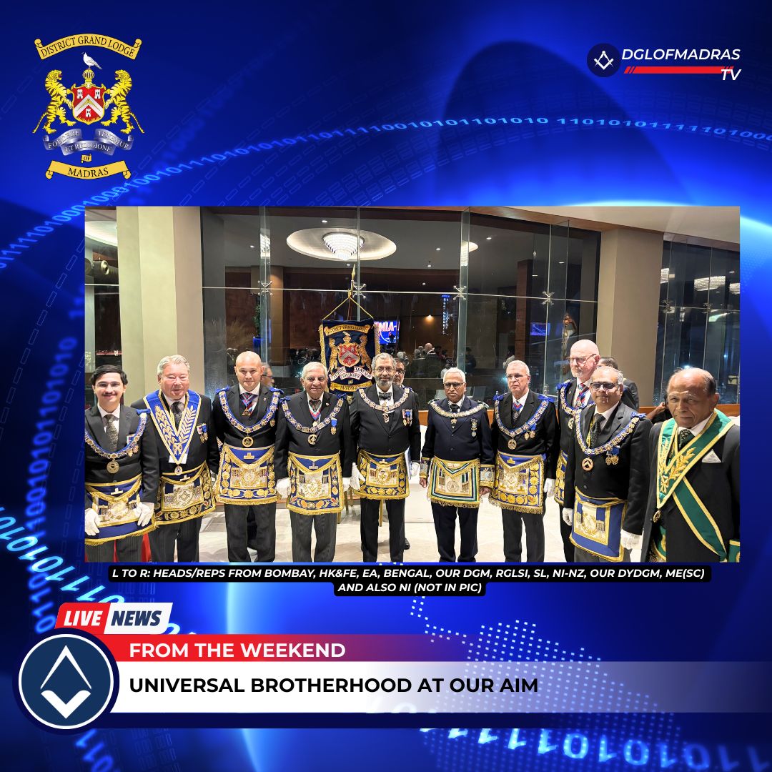 District Grand Lodge of Madras tweet media