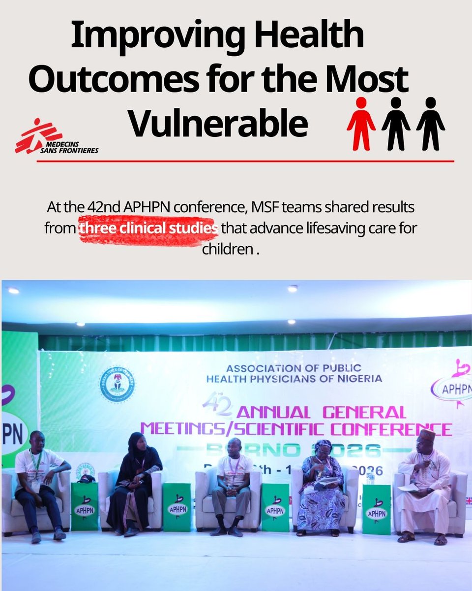 MSF_Nigeria's tweet photo. 2/ The studies focused on saving the lives of children suffering from malnutrition by improving how we treat the dangerous illnesses that often come with it. 

More info on the studies in the slides below. 

Link in the comments. https://t.co/UkhOjGBsx0