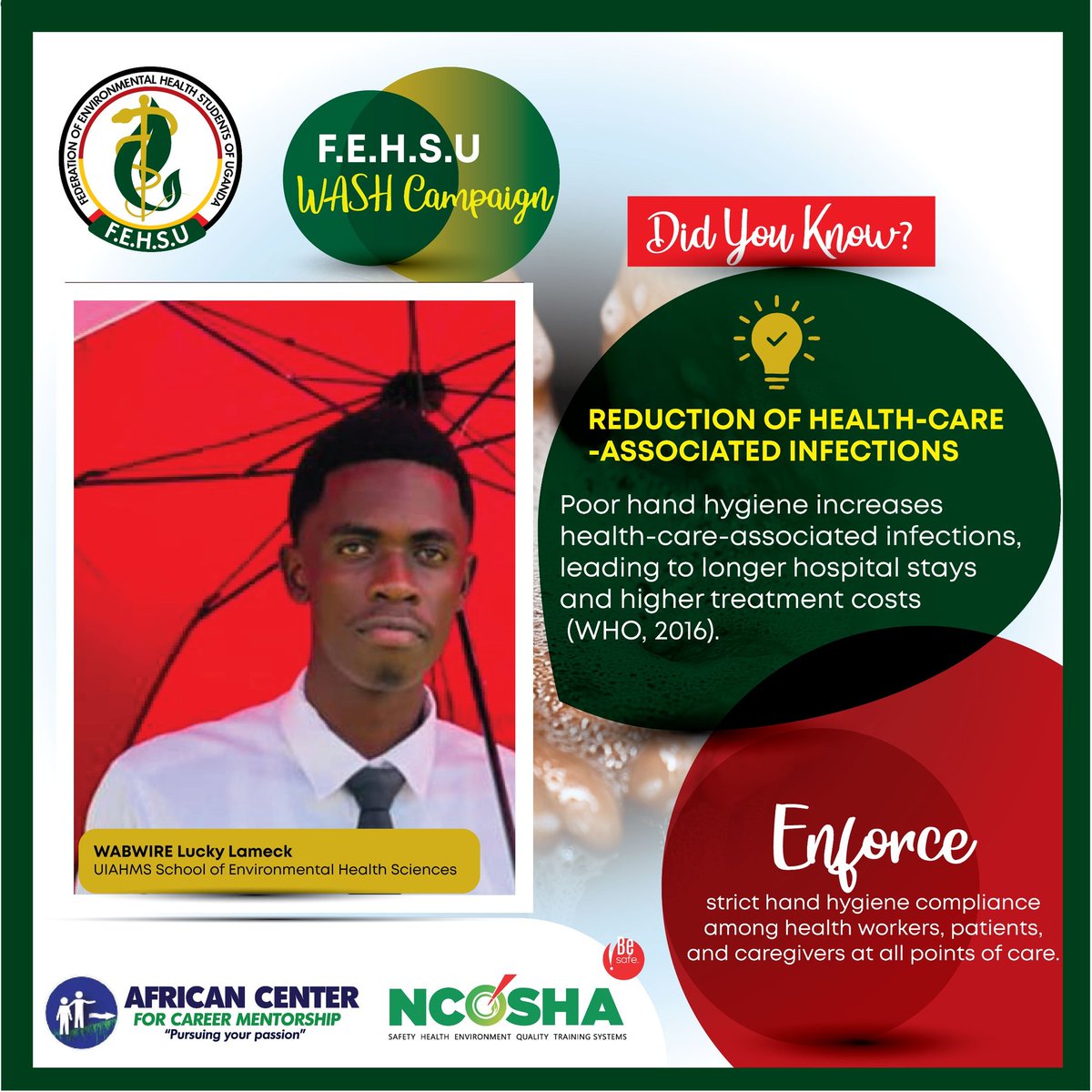 Federation of Environmental Health Students of Ug tweet media