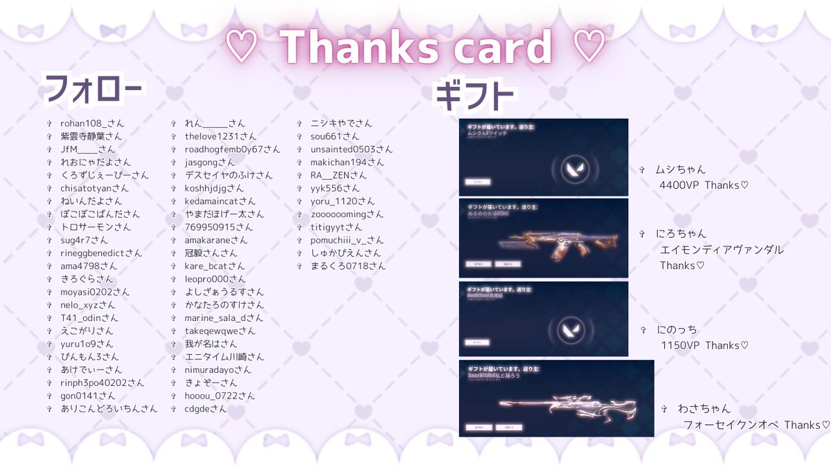 💜 𝐓𝐡𝐚𝐧𝐤 𝐲𝐨𝐮 𝐟𝐨𝐫 𝐆𝐢𝐟𝐭 & 𝐟𝐨𝐥𝐥𝐨𝐰𝐢𝐧𝐠 𝐦𝐞 💜