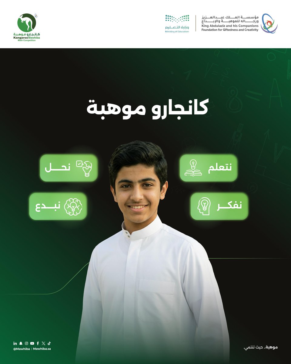 مؤسسة الملك عبدالعزيز ورجاله للموهبة والإبداع tweet media