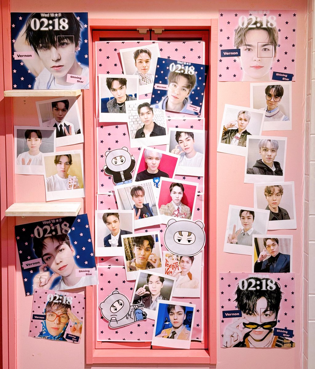 SEVENTEEN #バーノン くん🐻‍❄️♥️］ 📢明日から3日間装飾ござい