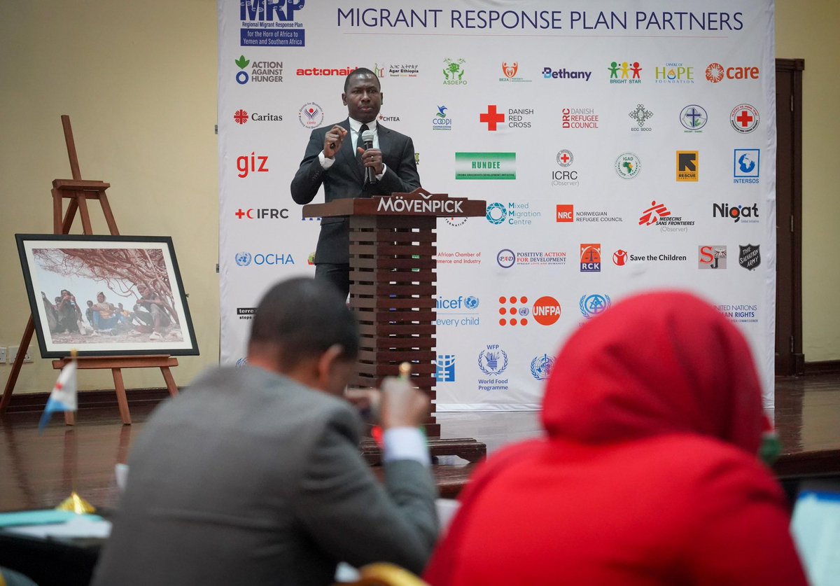 CelestinFranz's tweet photo. Pleased to attend today’s launch in Nairobi of the Migrant Response Plan (MRP) for the Horn of Africa to Yemen and Southern Africa Appeal 2026, representing IOM, which coordinates the plan. Approximately US$91M is required to meet the immense needs of migrants &amp; host communities. https://t.co/ym5WiVelwY