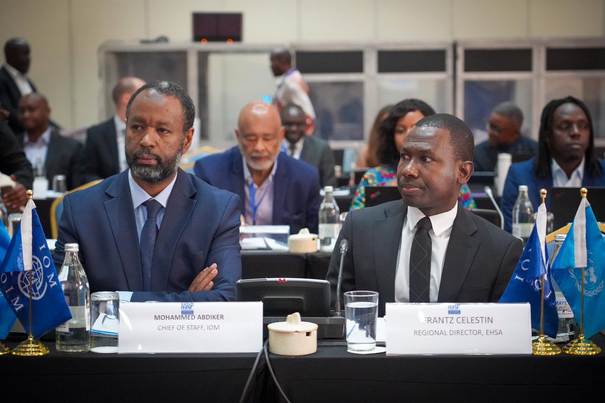 CelestinFranz's tweet photo. Pleased to attend today’s launch in Nairobi of the Migrant Response Plan (MRP) for the Horn of Africa to Yemen and Southern Africa Appeal 2026, representing IOM, which coordinates the plan. Approximately US$91M is required to meet the immense needs of migrants &amp; host communities. https://t.co/ym5WiVelwY