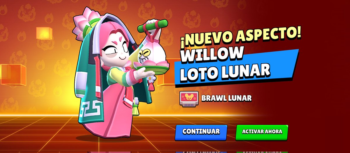 Por si acaso ya salió la skin de willow loto lunar y pues lo compre está bonita :3