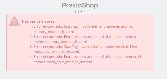 egomezpe's tweet photo. Si te sale mensaje de error en backoffice para prestashop, 

classes/Tools.php

$is_addons_up a false y borra todos los xml de carpeta config/xml https://t.co/f76K0S3m8P