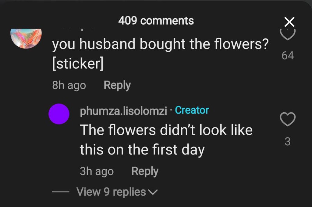 Kopo_K's tweet photo. @AdvoBarryRoux She did say the flowers were still fresh when she received them. Her problem is that they didn’t last. They died on her the very next day. https://t.co/K4b9NTapcA