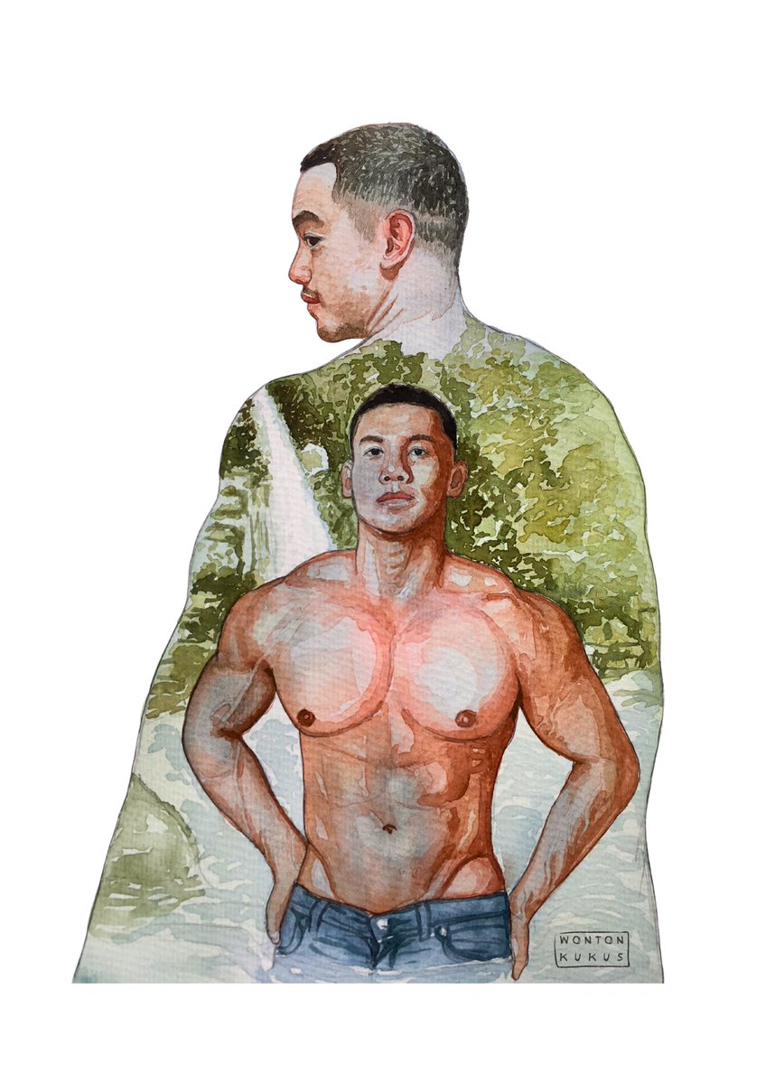 Hi, I'm Wony from Southeast Asia 🇮🇩 My art which is mostly about men in double exposure, is drawn by hand.