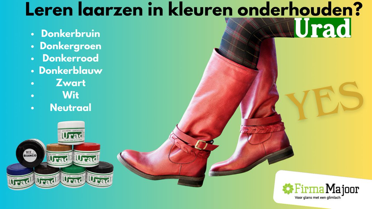 Leren laarzen in kleuren onderhouden ? Jazeker met Urad ! 

#leeronderhoud | #glans | #leerkleur | #urad | #LerenLaarzenOnderhouden