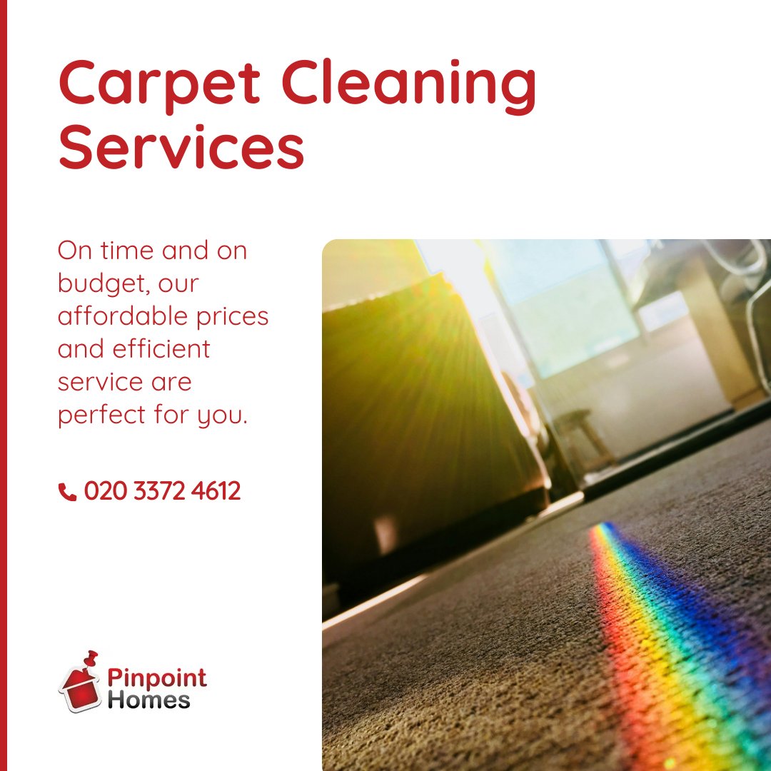 Enjoy complete peace of mind knowing your space is as clean as it can be with our professional carpet cleaning services 😍 Get in touch to discuss your needs today: pinpoint-homes.com/cleaning-servi… #CarpetCleaning #PropertyCare #ProfessionalCleaners