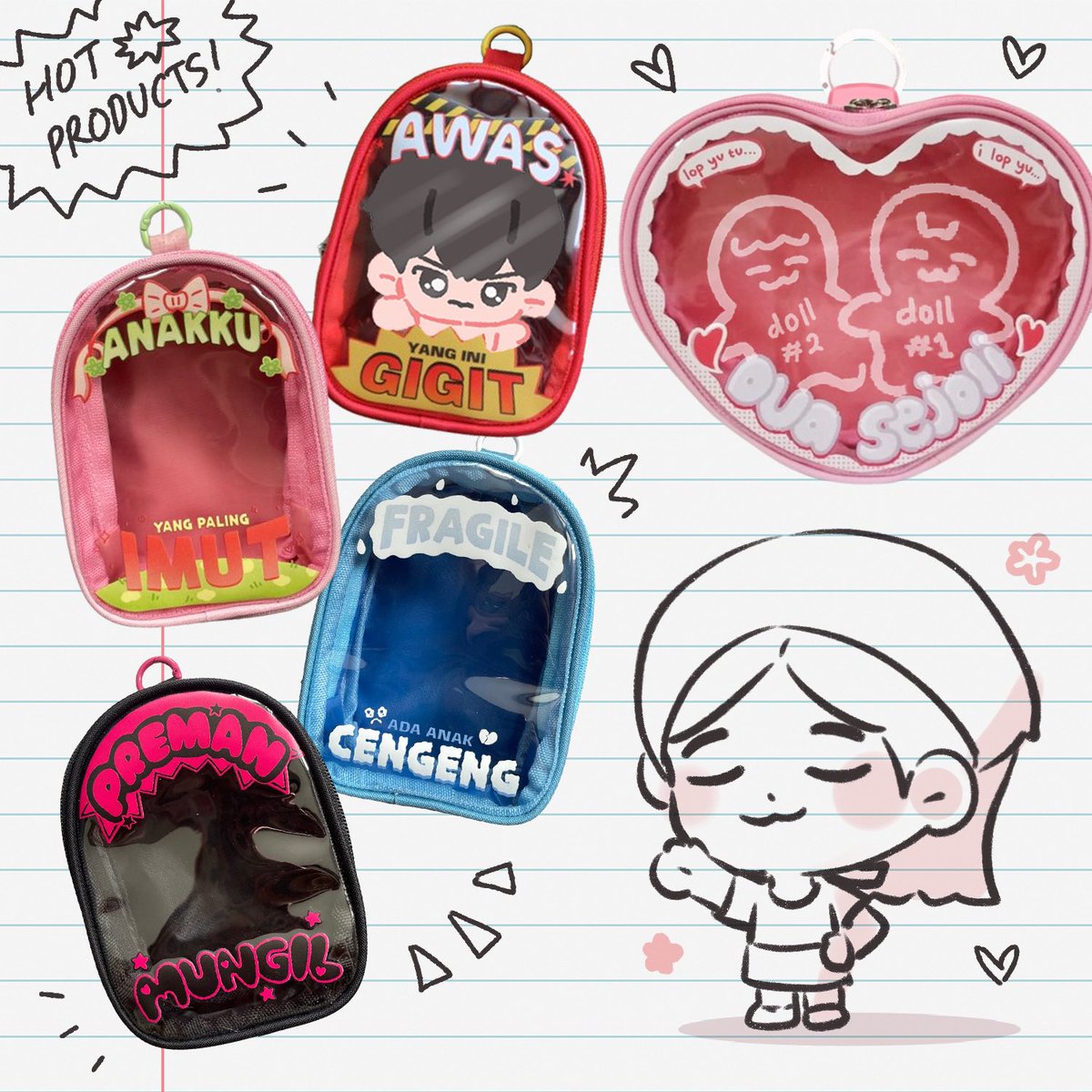 ornchid's tweet image. doll pouch mail order pre-order !!
↺ &amp;amp; ♡ are appreciated!

delivery in march 🫡
🔗: forms.gle/FxkFbdRXYDrzM1…

(there’ll be slots for each ver, check form to see the availability!)