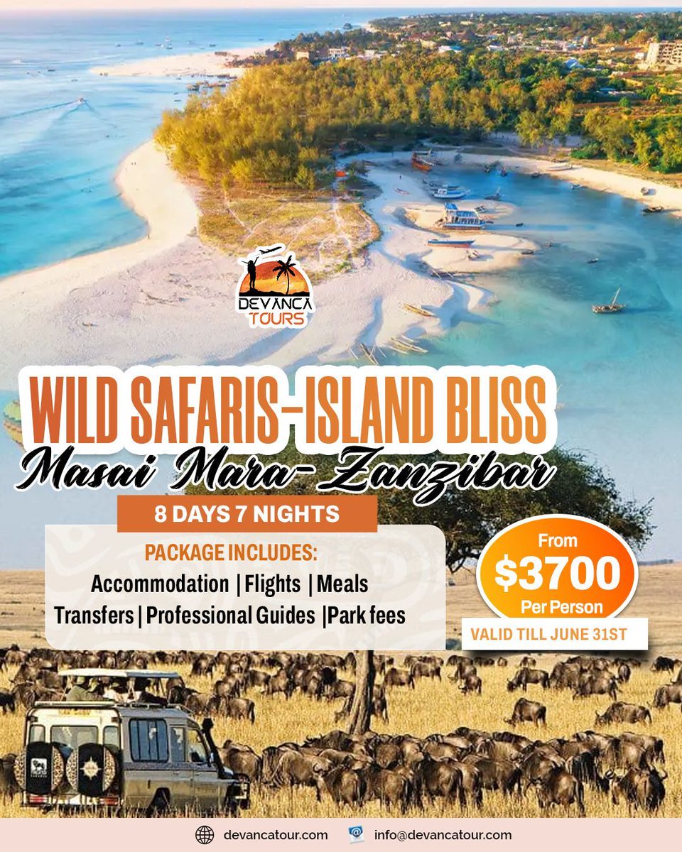 The Wild Island Series

The Wild (Masai Mara): Chase the horizon in search of the Big Five across the iconic savannah.

The Island (Zanzibar): Trade the dust of the bush for the soft white sands and spice-scented air of the Indian Ocean.

#zanzibar #paradise #posts #reels