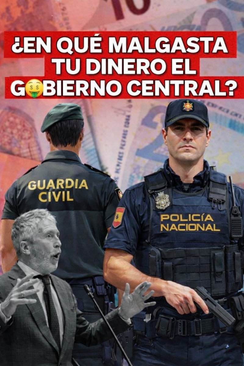 Cuando la prioridad es otra, el dinero va para donde no debe ni tiene que ir.

Mientras los gobiernos autonómicos como los de Cataluña y País Vasco logran importantes acuerdos para sus policías, Marlaska ninguea a nuestros compañeros y se ríe en su cara 

¡OJO, 1.000 EUROS QUE NO