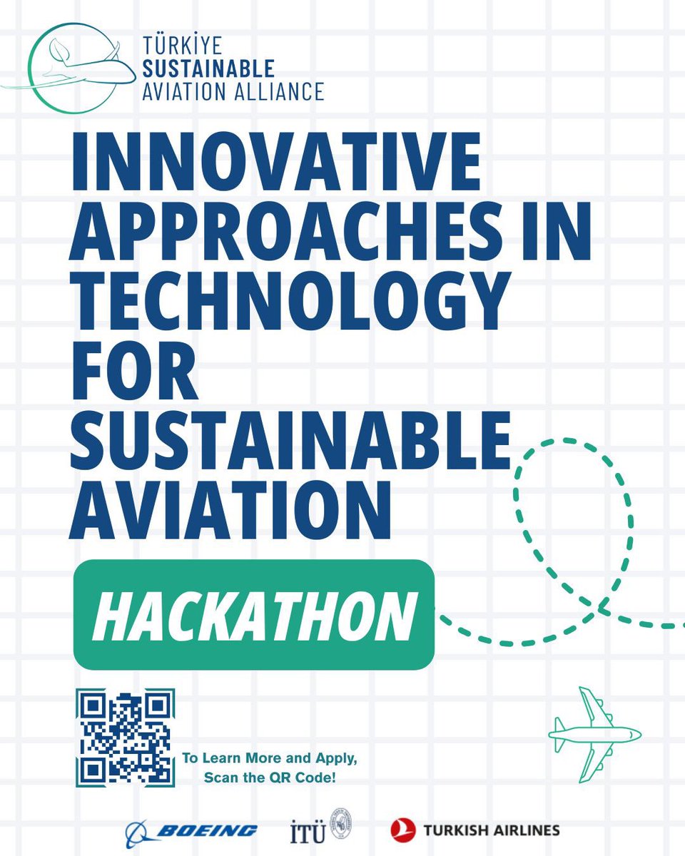 ituarc's tweet photo. Innovative Approaches in Technology for Sustainable Aviation Hackathon başvuruları devam ediyor.

Sürdürülebilir havacılığın geleceğine yenilikçi projeleriyle katkı sunmak isteyen üniversite öğrencilerini bekliyoruz. 2–4 kişilik ekibini oluştur, seçtiğin odakta projeni geliştir;+ https://t.co/y3SFWkPUqt