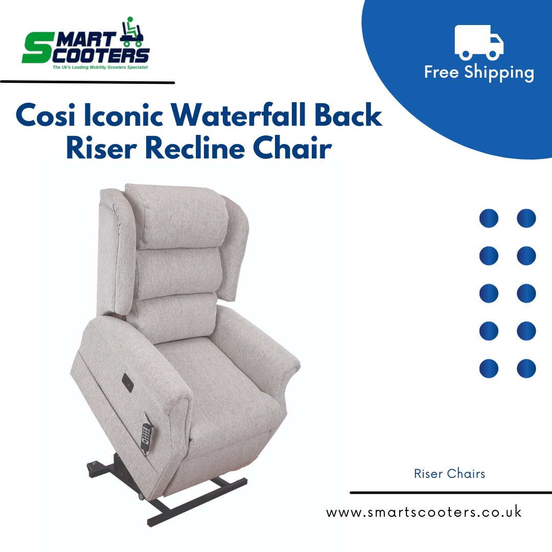 smartscooters1's tweet photo. Relax. Recline. Rise with ease.

The Cosi Iconic Riser Recliner brings handcrafted UK comfort with advanced Tilt-in-Space tech.

Shop now → https://t.co/Ep44X5sqcc

#MobilityMadeEasy #Comfort https://t.co/F4ukrx2FzN