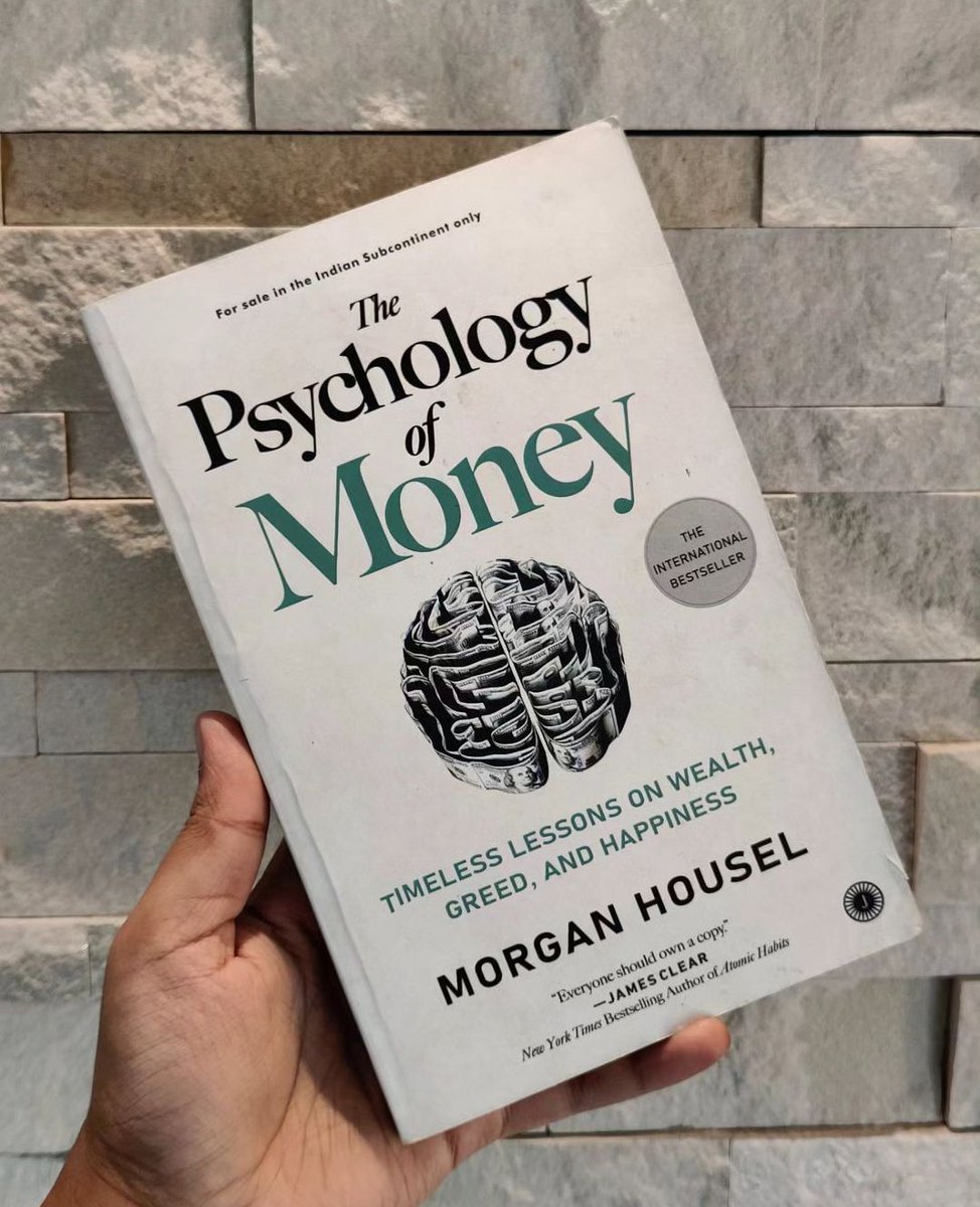 16 Lessons From The Book 

"The Psychology Of Money" 🧵