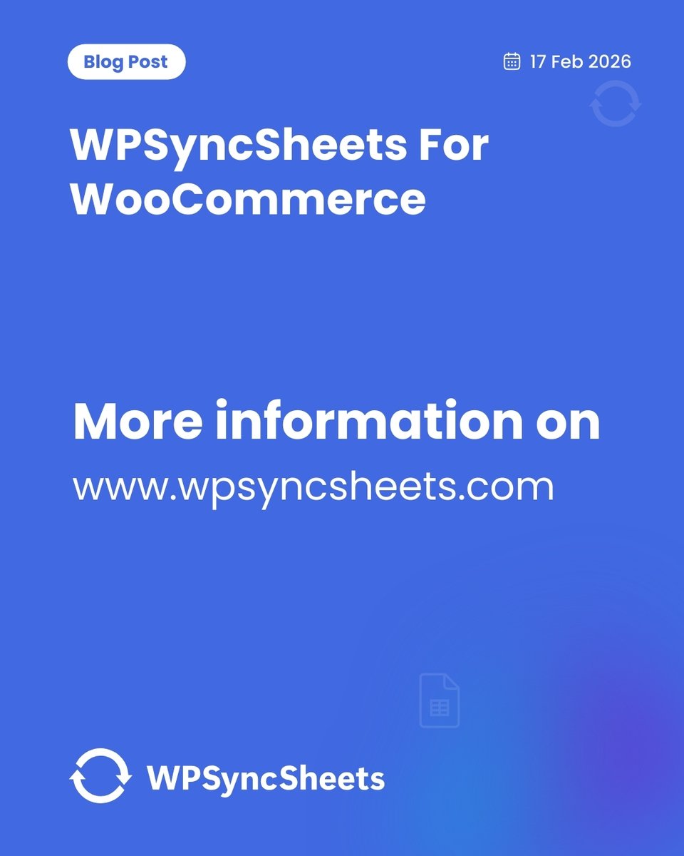 WPSyncSheets - Import Export for WordPress & Woo tweet media