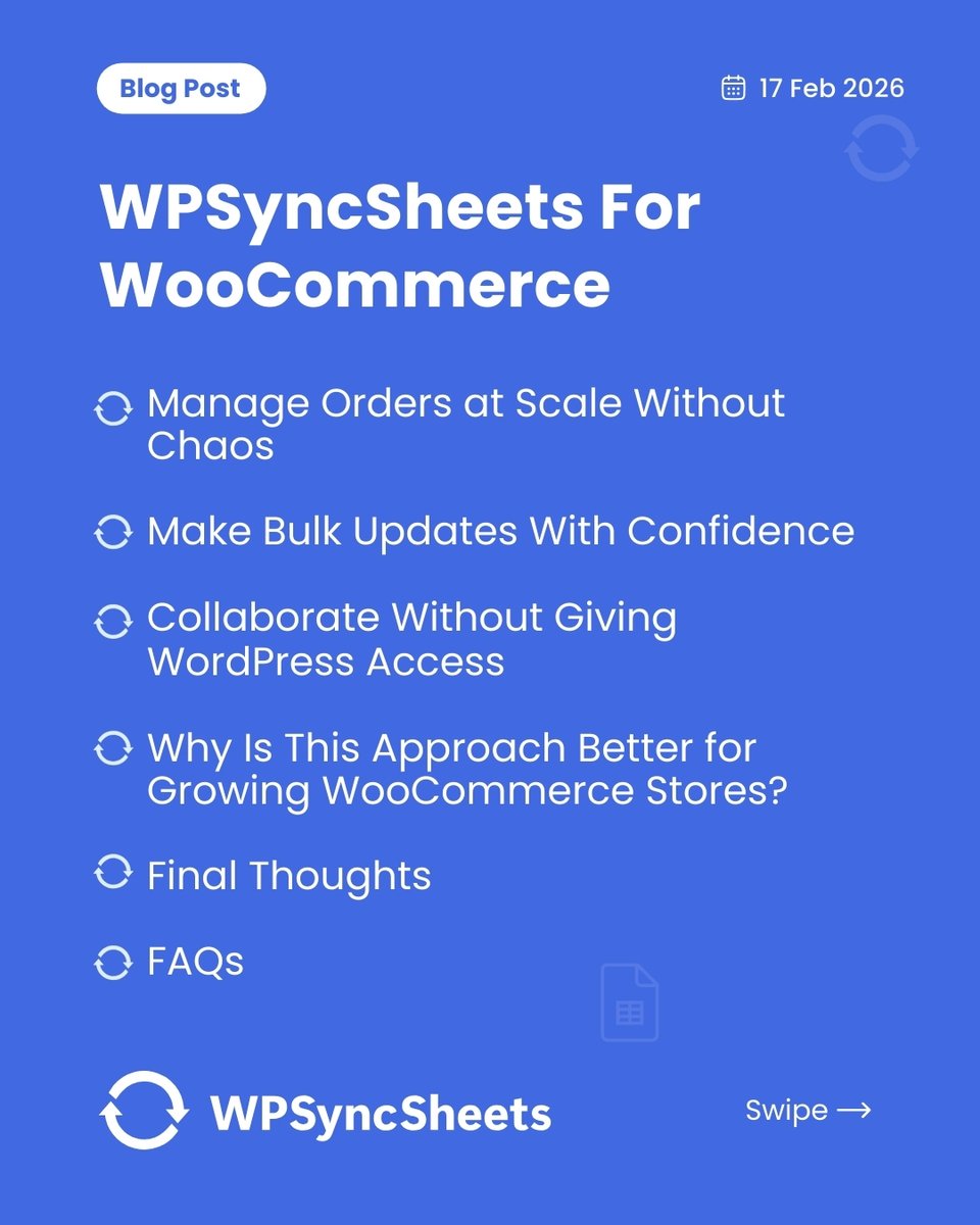 WPSyncSheets - Import Export for WordPress & Woo tweet media