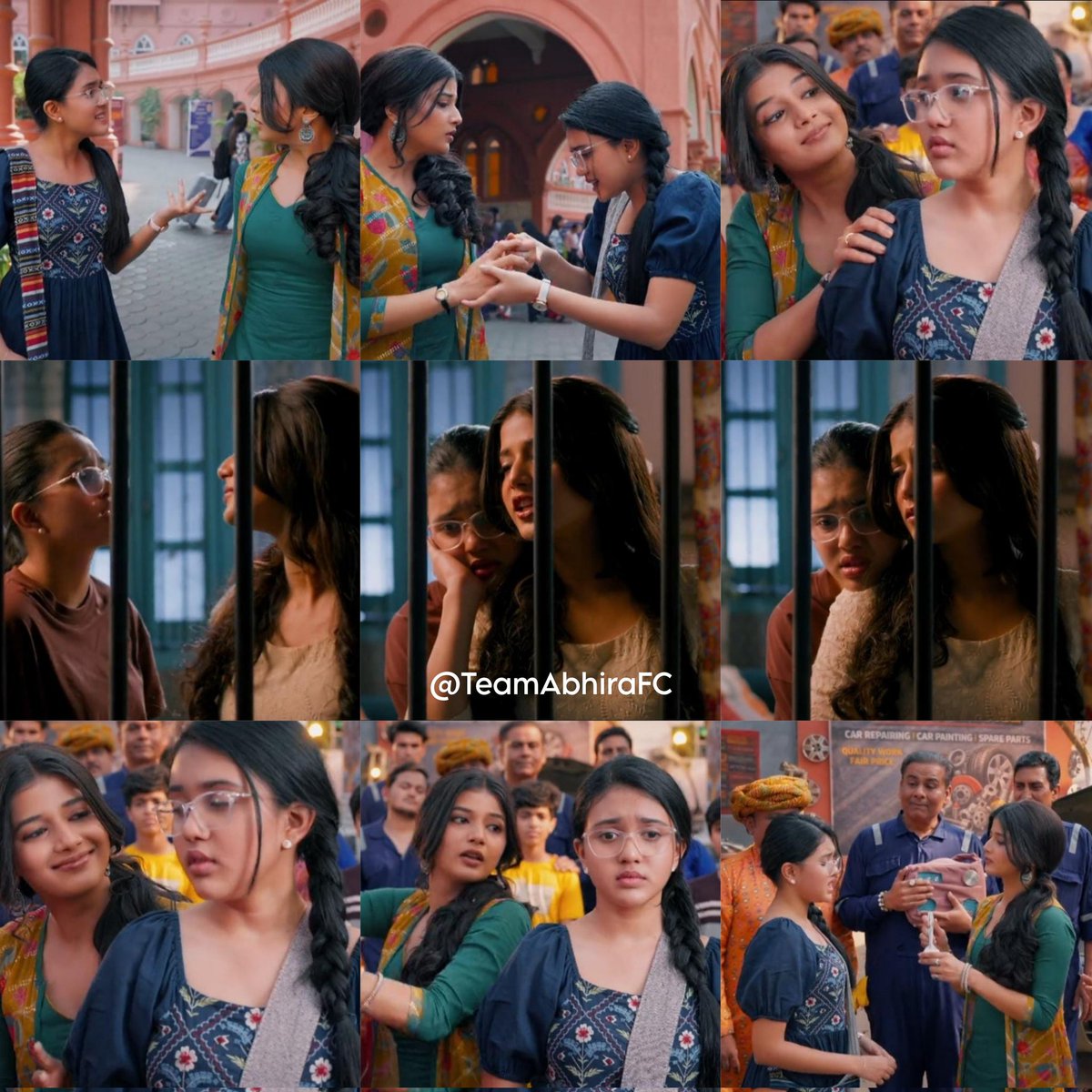 Some goodbyes are heavy, but love makes them softer 🤍
Abhira and Mukti — a bond that grows stronger, even with distance ✨

[ #SamridhiiShukla #AbhiraSharma #yrkkh ]
