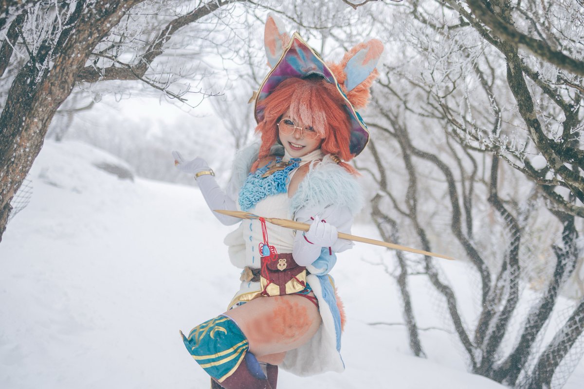 笑っちゃうぐらい寒かった

#LeagueOfLegends #lolcosplay
#御在所スタジオ #reiyers