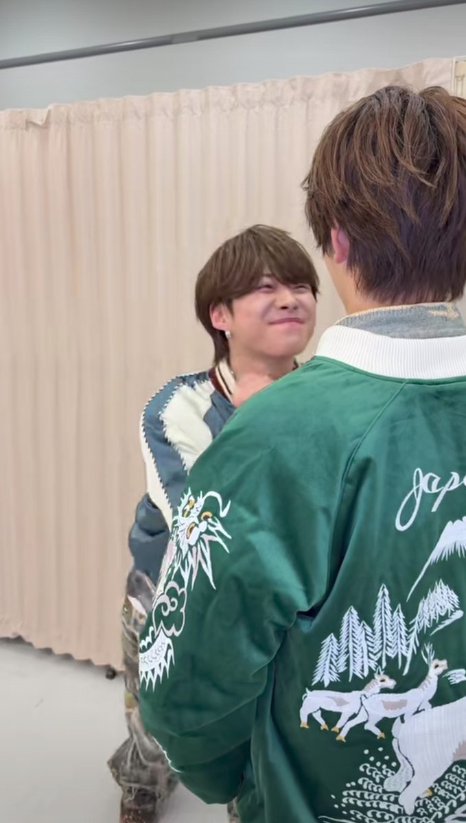 丈橋ありがとうございます💚💙 丈くん絶対ニヤニヤしてるよね🥰 #大橋