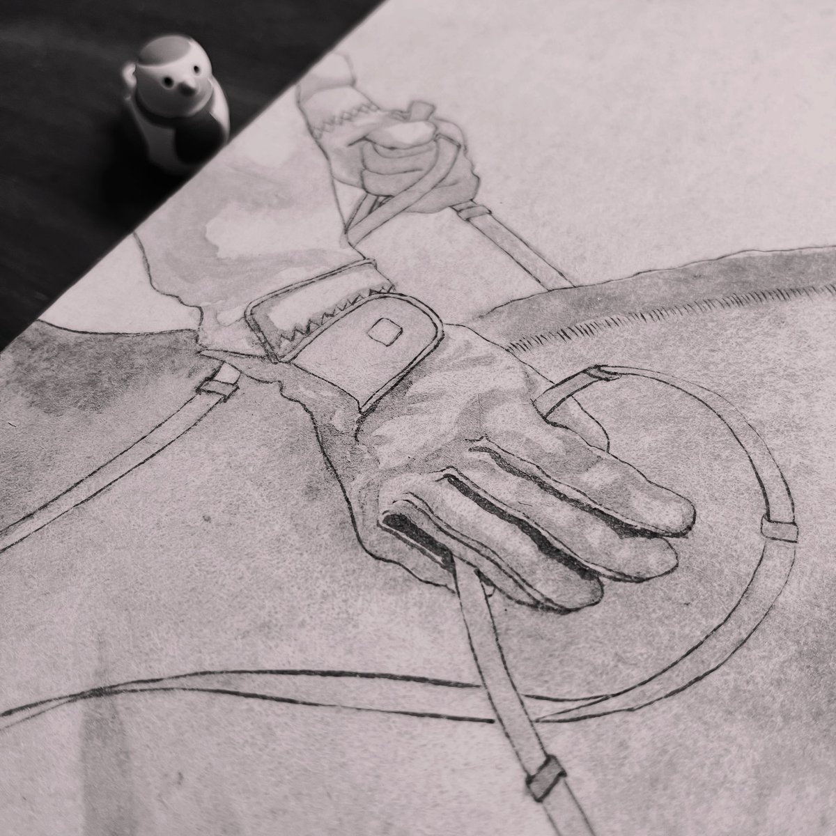 美は細部に宿るし、大きな愛ほどごく小さな仕草に出ると、馬の取材の