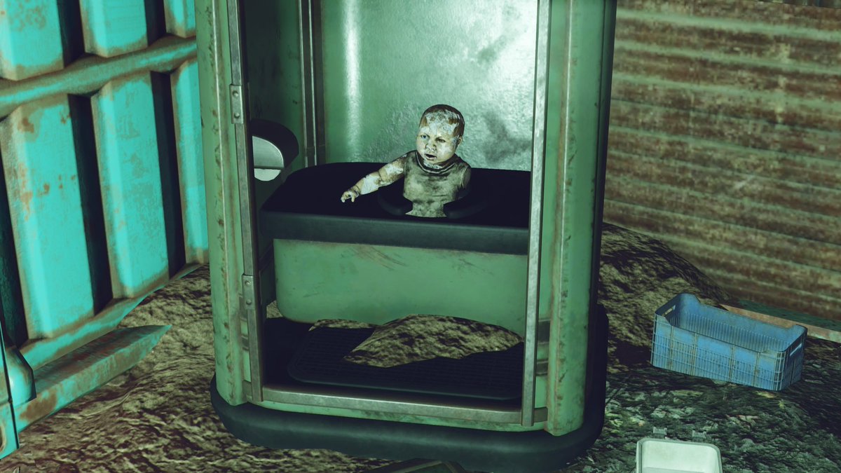 misakiyorozuya's tweet photo. #TeamFallout
#フォールアウト76
#FALLOUT76
#Bethesda
新エリアのトイレ、かなりエグいんですが。 https://t.co/I6tw1BEIuG