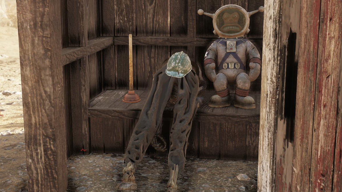 misakiyorozuya's tweet photo. #TeamFallout
#フォールアウト76
#FALLOUT76
#Bethesda
新エリアのトイレ、かなりエグいんですが。 https://t.co/I6tw1BEIuG