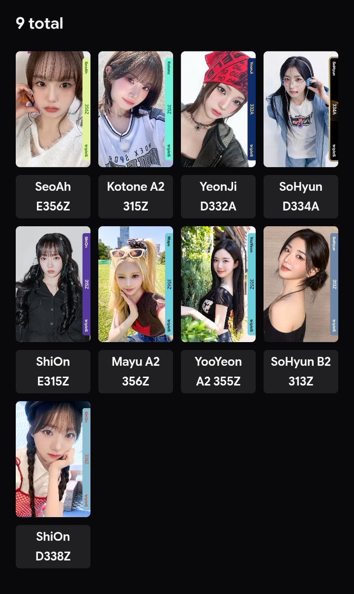 drewterm's tweet photo. Wtt want to trade tripleS objekt 

Have: in pic
Want : offer your Nien, Jiwoo, Kaede Objekt. Might reject if I already have one 

Yeonji D332 only for album dco. https://t.co/JkYDXXka6e